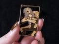 Art history enamel pin - Saturn Devouring His Son - Hard Enamel product logo