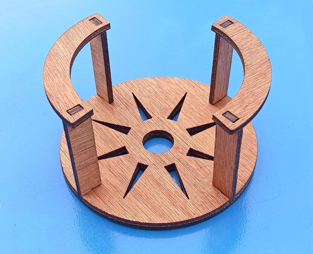 Wooden Coasters Holder Keep Your Coaster Organized Note Etsy