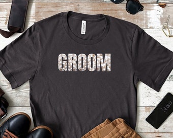 LGBT "Groom" Pearl Design Matching Shirt, Just Married LGBTQ Shirt, Honeymoon Shirt, Gay Wedding Gift, Newlywed Grooms, Gay Husband Shirt