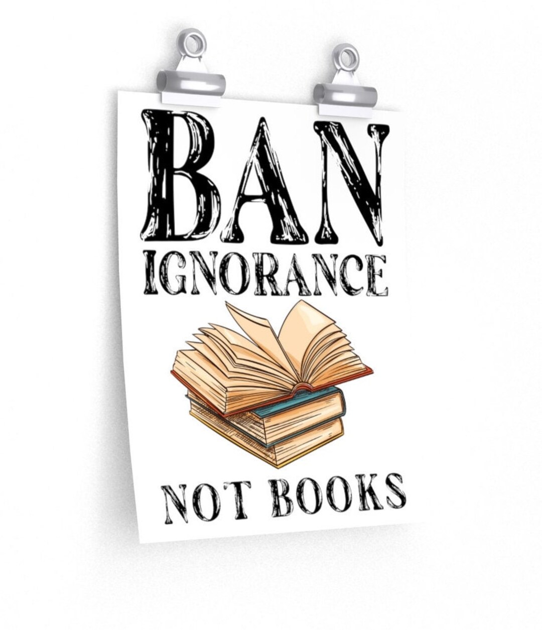 Banned Book Week Banned Books Poster Librarian Poster Etsy