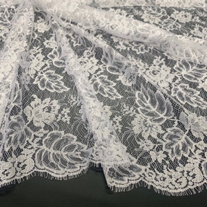 French Leavers Lace 