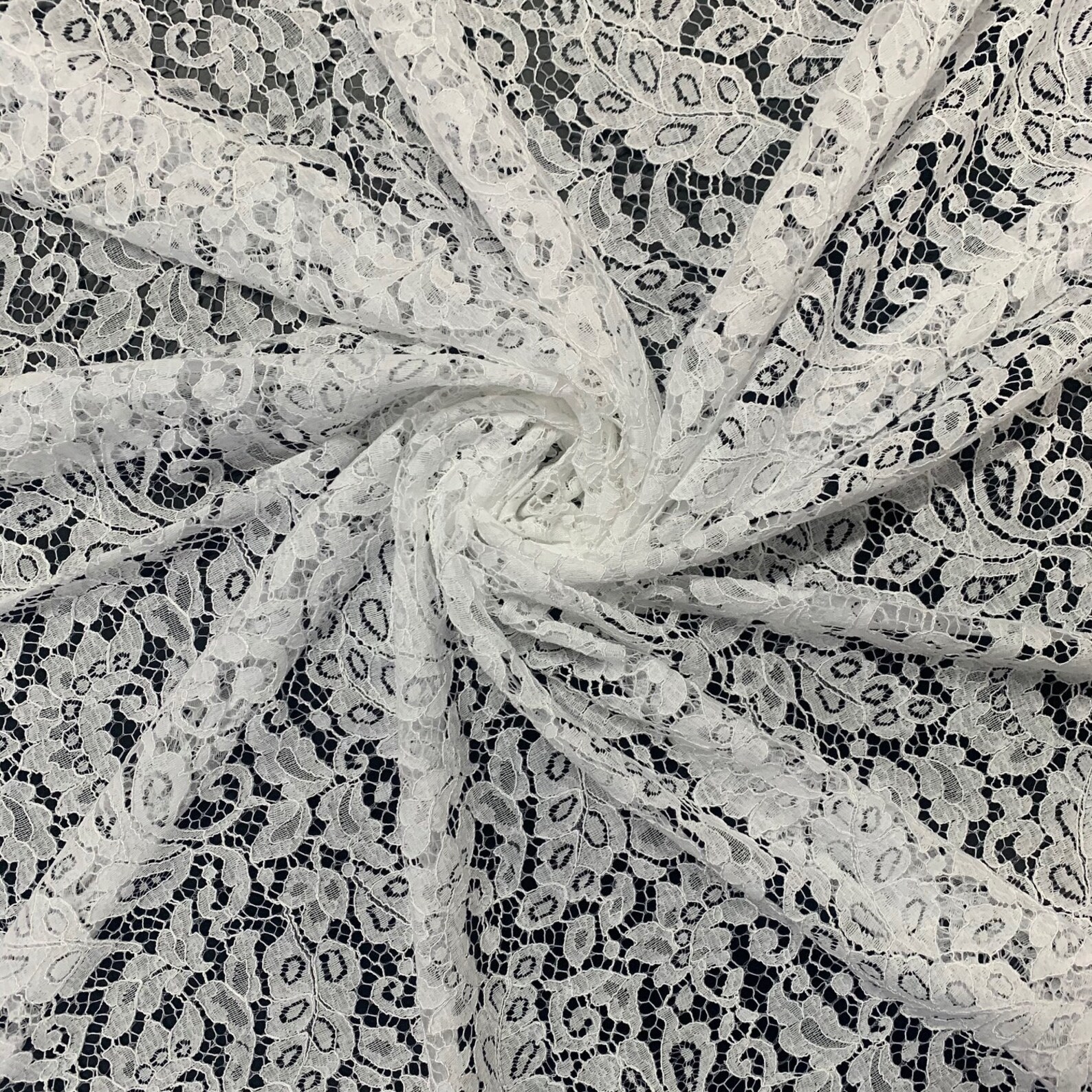 French Leavers Lace Haute Couture for Wedding Dress Guipure Lace White Etsy