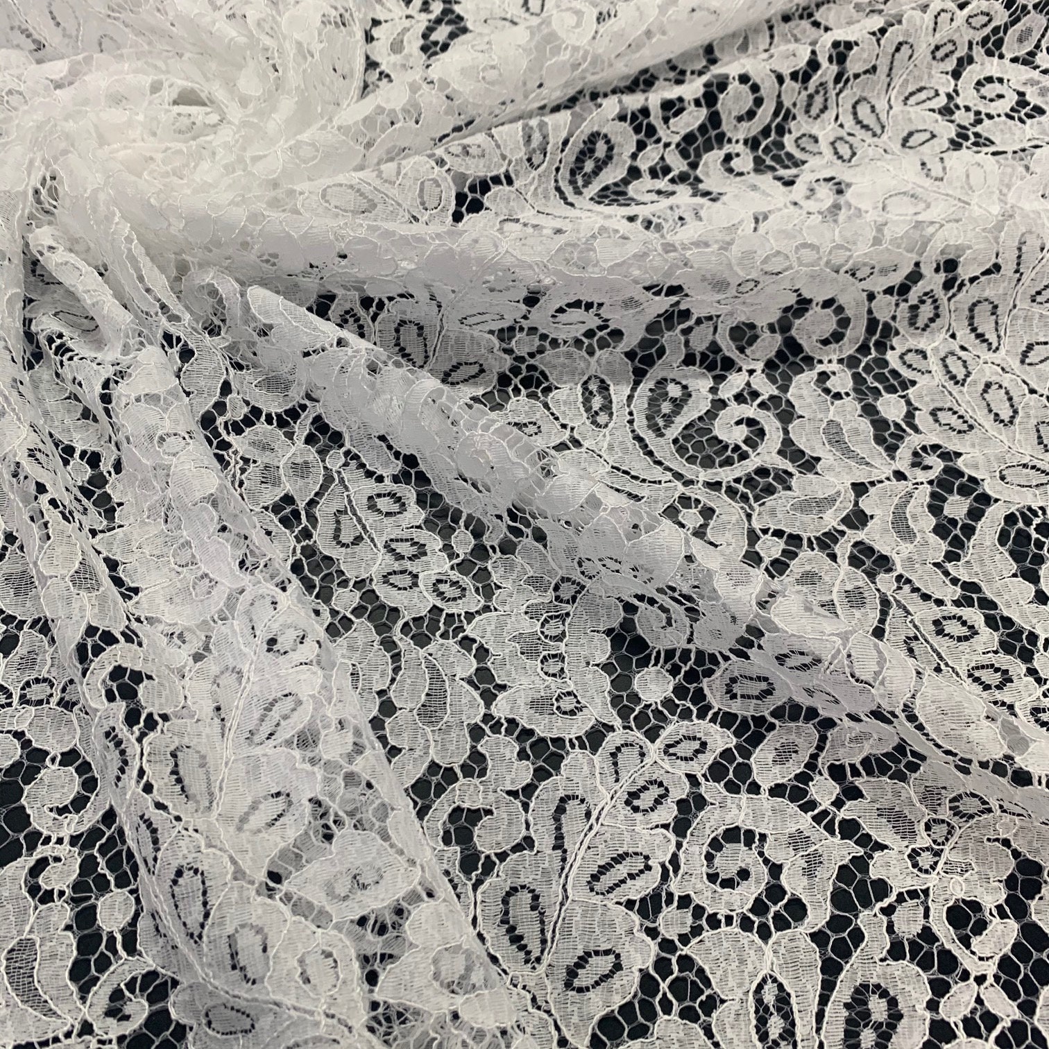 French Leavers Lace Haute Couture for Wedding Dress Guipure Lace
