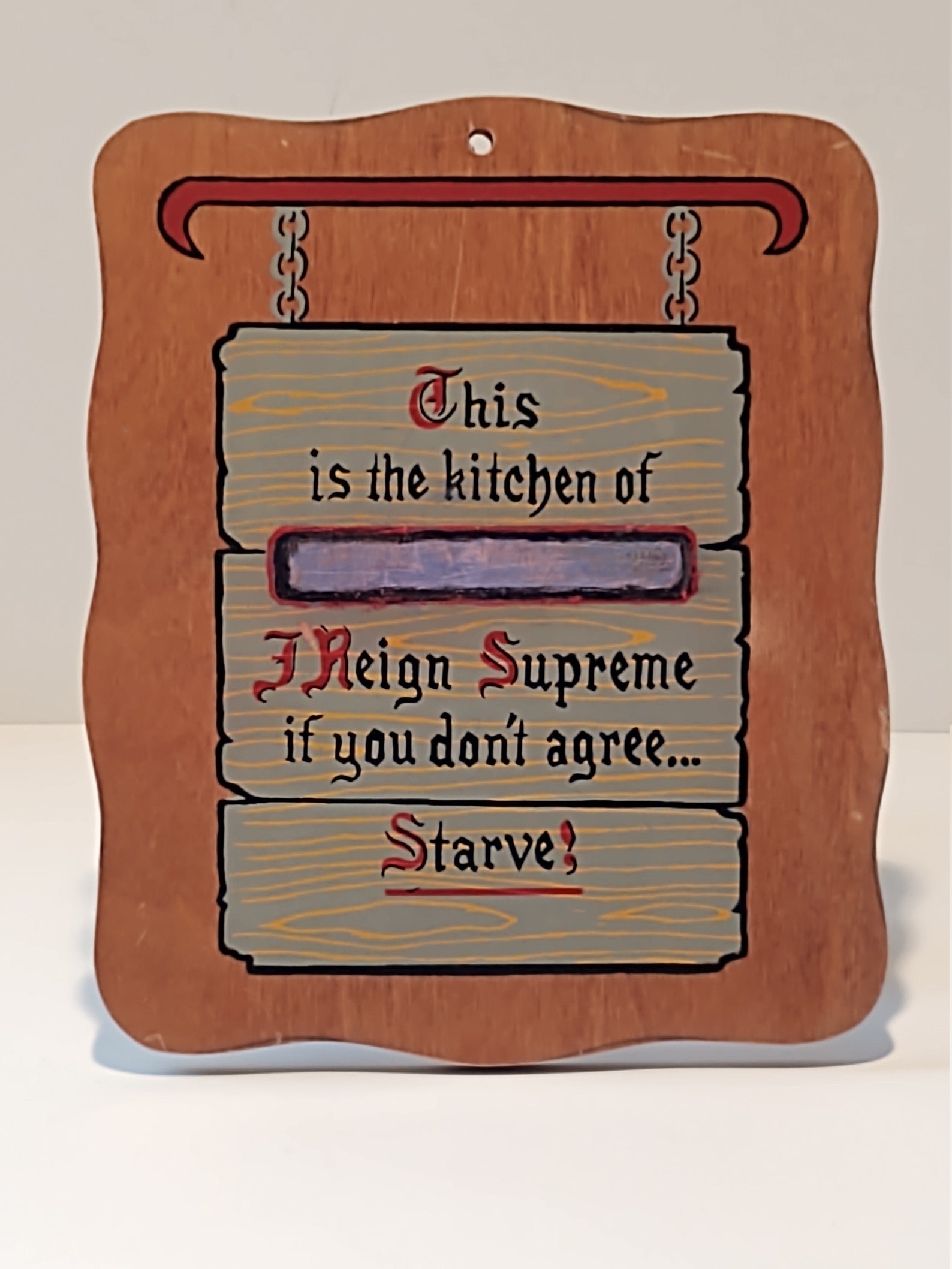 Kitchen Plaque Etsy