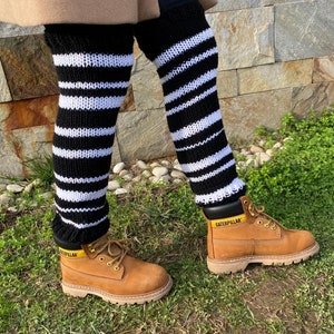 Over Knee Socks, Winter Long Leg Warmers, Knitted Socks, Thigh High Socks, Leg Warmers Knee High, Knee Leggings Women, Thigh Leggings Gifts