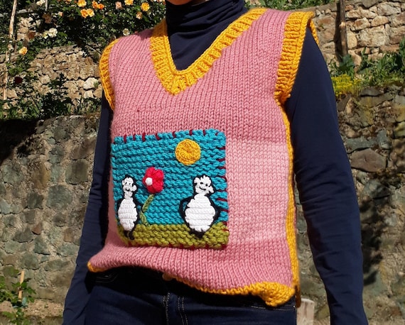 Womens knitted cheap vests online