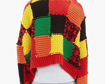 Patchwork Cardigan - Etsy