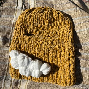 Balaclava Mask, Leopar Pattern Ski Mask Balaclava, Cloud Balaclava Hat Winter Mask, Crochet Unisex Balaclava For Skiing, Puffy Cosplay Mask