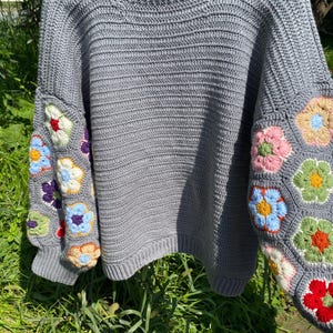Crochet Kit: DIY Crochet Sweater Project, Beginner Friendly Crochet Kit, Crochet Diy Project Gift, DIY Crochet Sweater, Crochet Lover Gifts image 5