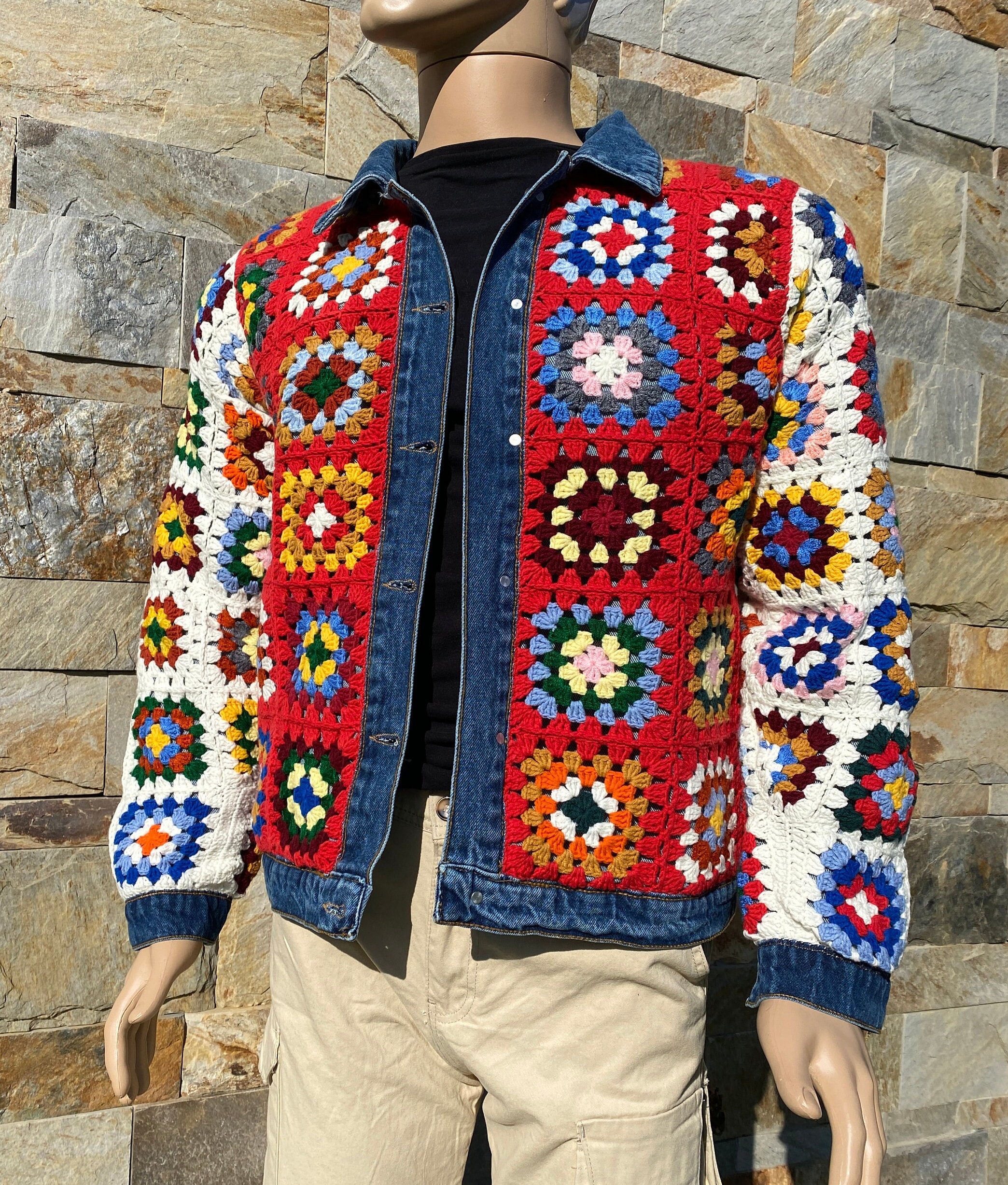Cardigan Lungo Da Donna In Jeans E Jersey, Look Casual E Morbido, Giacca Mezza Stagione A Risvolto, Per Tutti I Giorni