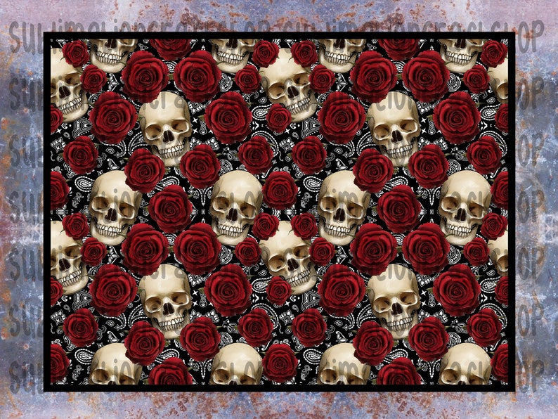 Skull Seamless Pattern Png Skull Pattern Seamless Pattern - Etsy