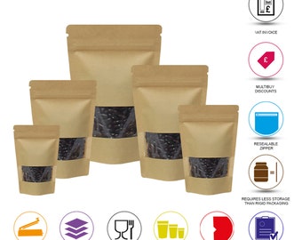 stand up zip lock pouch
