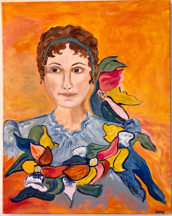 jane austen blue dress portrait Jane, Austen, 1775