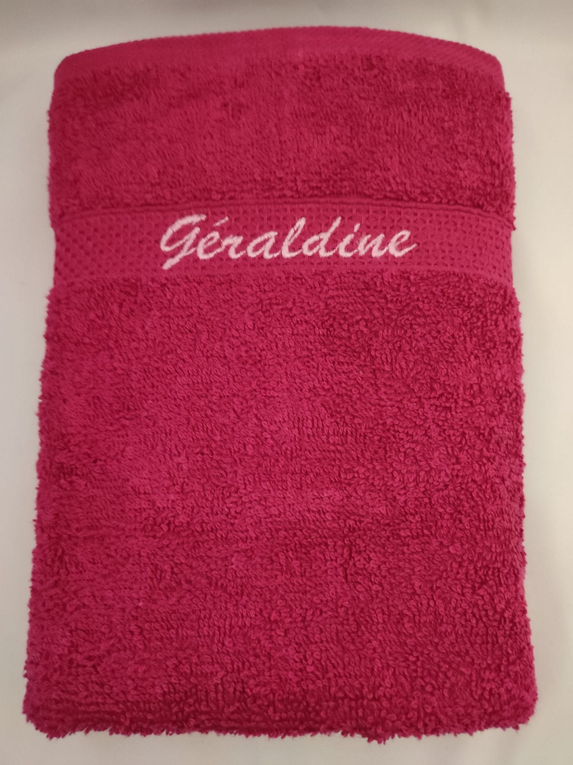 Serviette Brodé Prénom