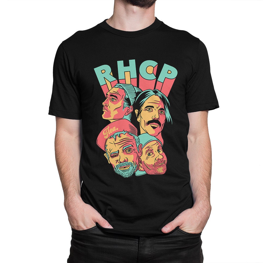 Hand Drawn Men's T-Shirt RED HOT CHILI PEPPERS Hand Drawn Men's T-Shirt RED HOT CHILI PEPPERS