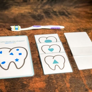 Brush The Shapes Toothbrushing Activity