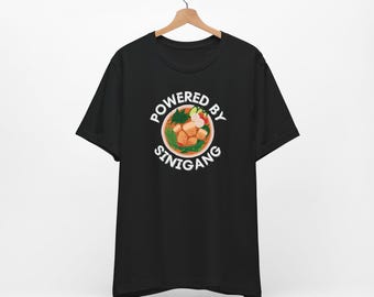 Funny Filipino Shirt | Powered By Sinigang | Soft Premium Unisex Tee | Tagalog T-shirt | Gift for Pinoy Pinay