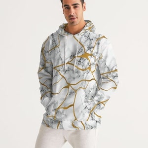 White Gold Hoodie Etsy