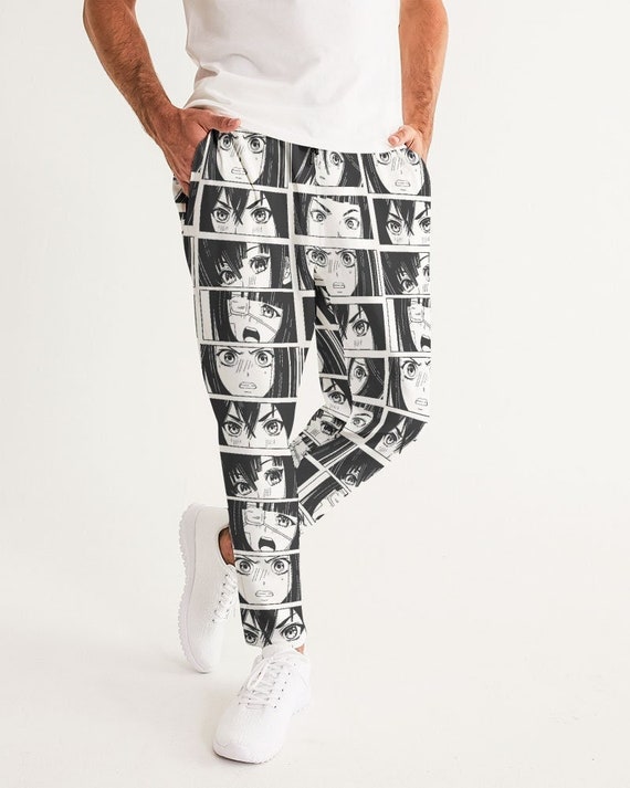 Manga Aesthetic Jogger Pants Anime Girl Sweatpants Anime Character Pants  Manga Comic Book Panel Pants Japan Cartoon Lounge Pants 