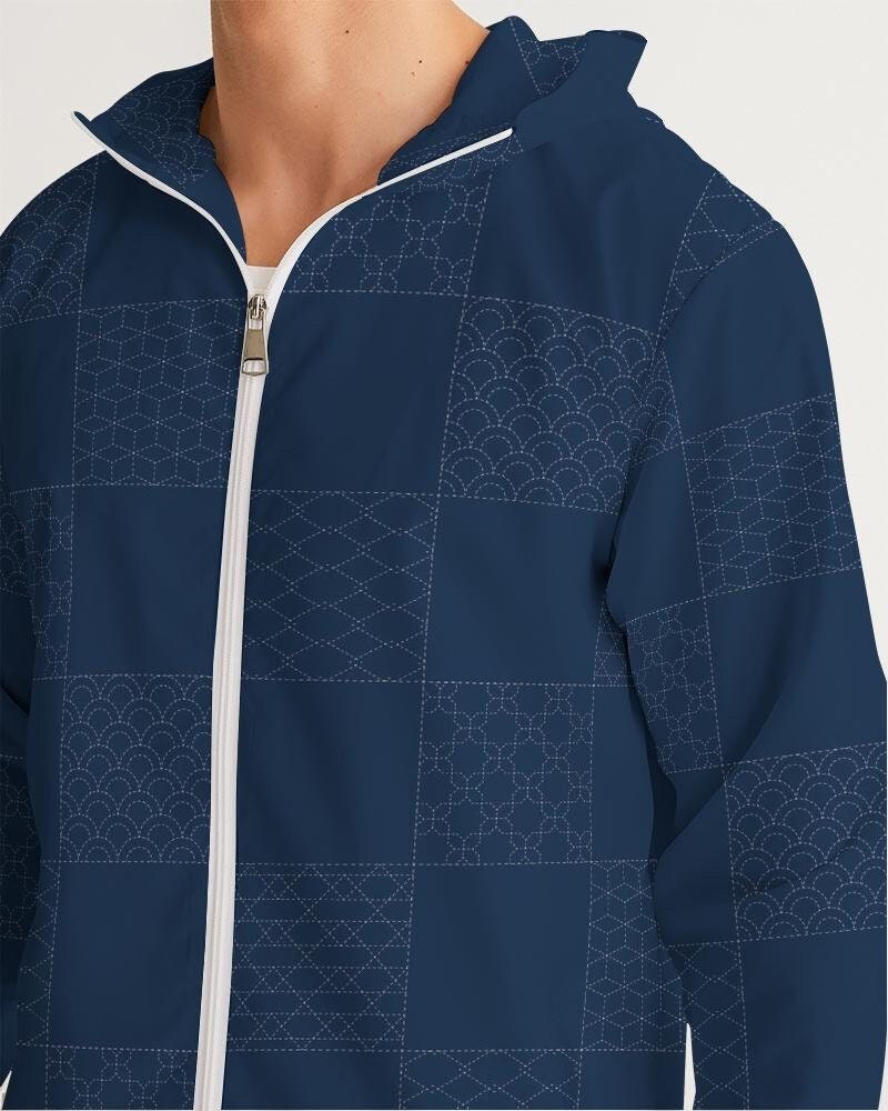 Sashiko Windbreaker Jacket embroidery 