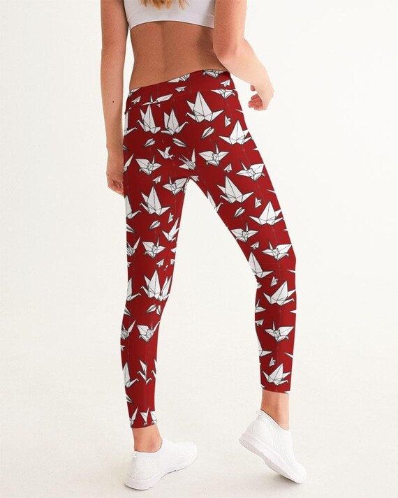 Leggings Origami Crane Yoga Pants 