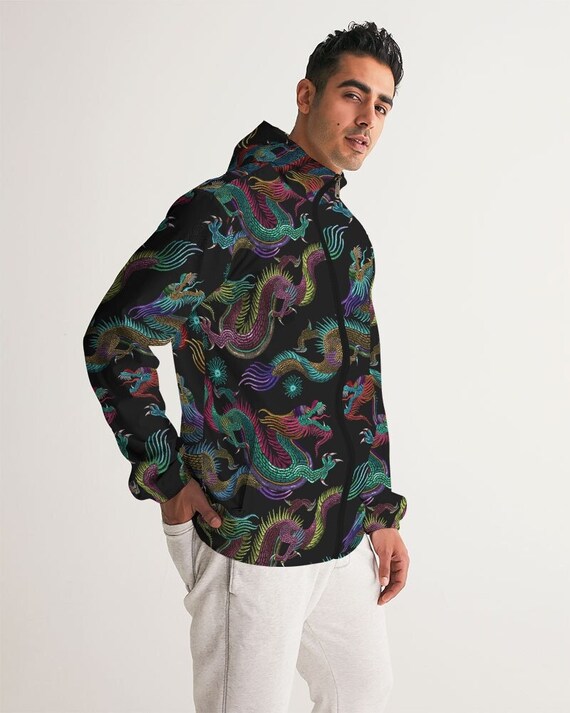 Dragon print jacket sale