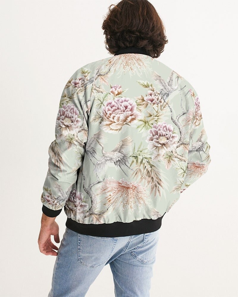Mens jacket hotsell flower