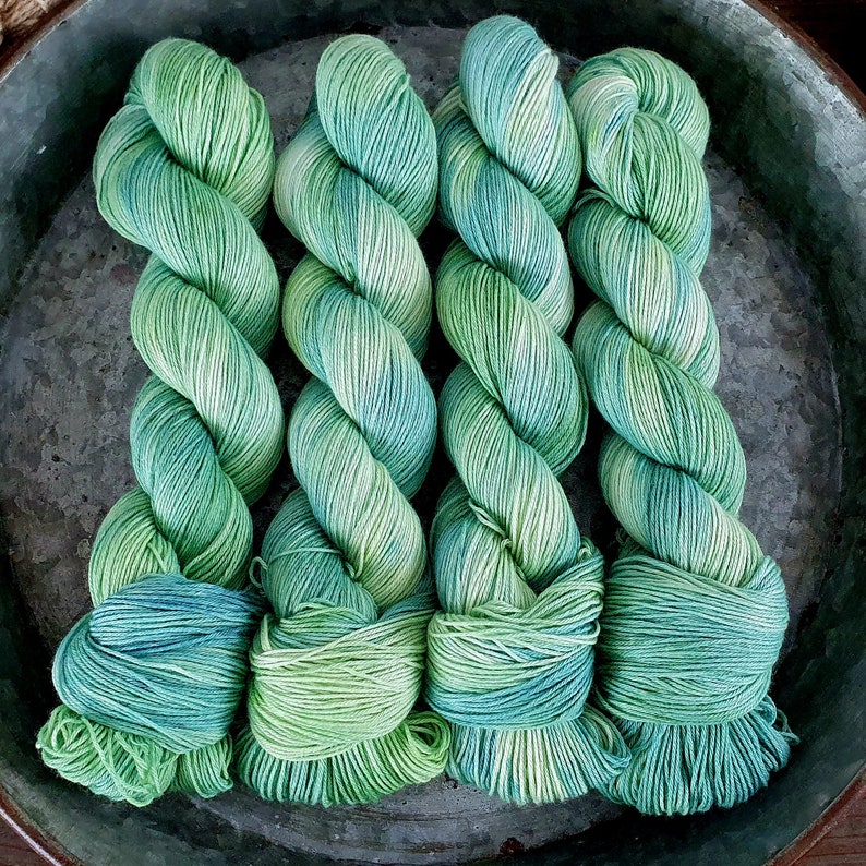 LINO Fifty-Fifty summer yarn made of 50% cotton and superwash merino wool, 2 ply image 1