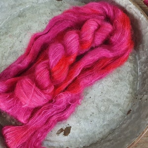 LILLI KuschelMohair, hand-dyed yarn made from fine kid mohair and silk image 2