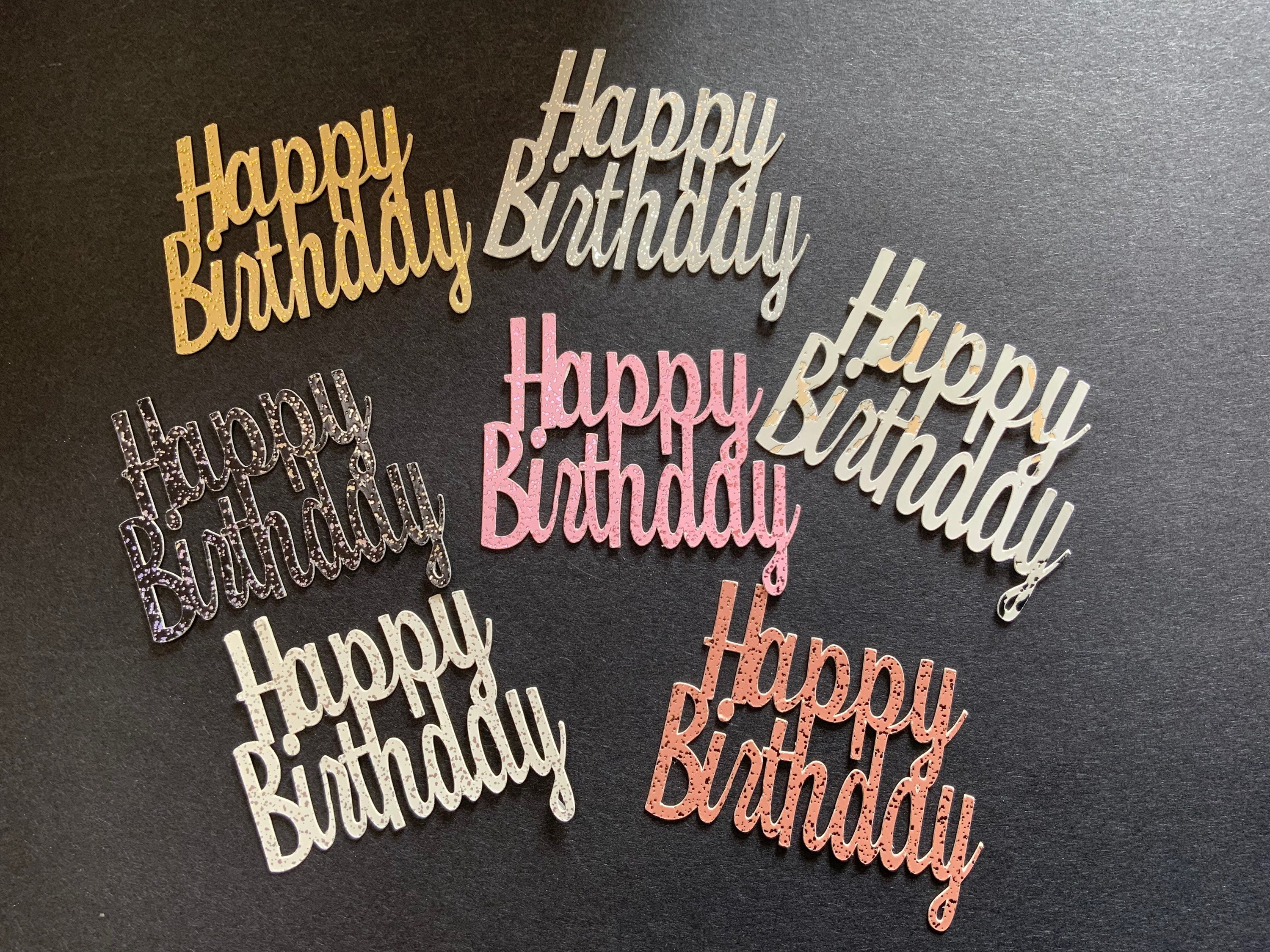 Personalised Cupcake Toppers Any Occasionnameage and Colour Etsy UK