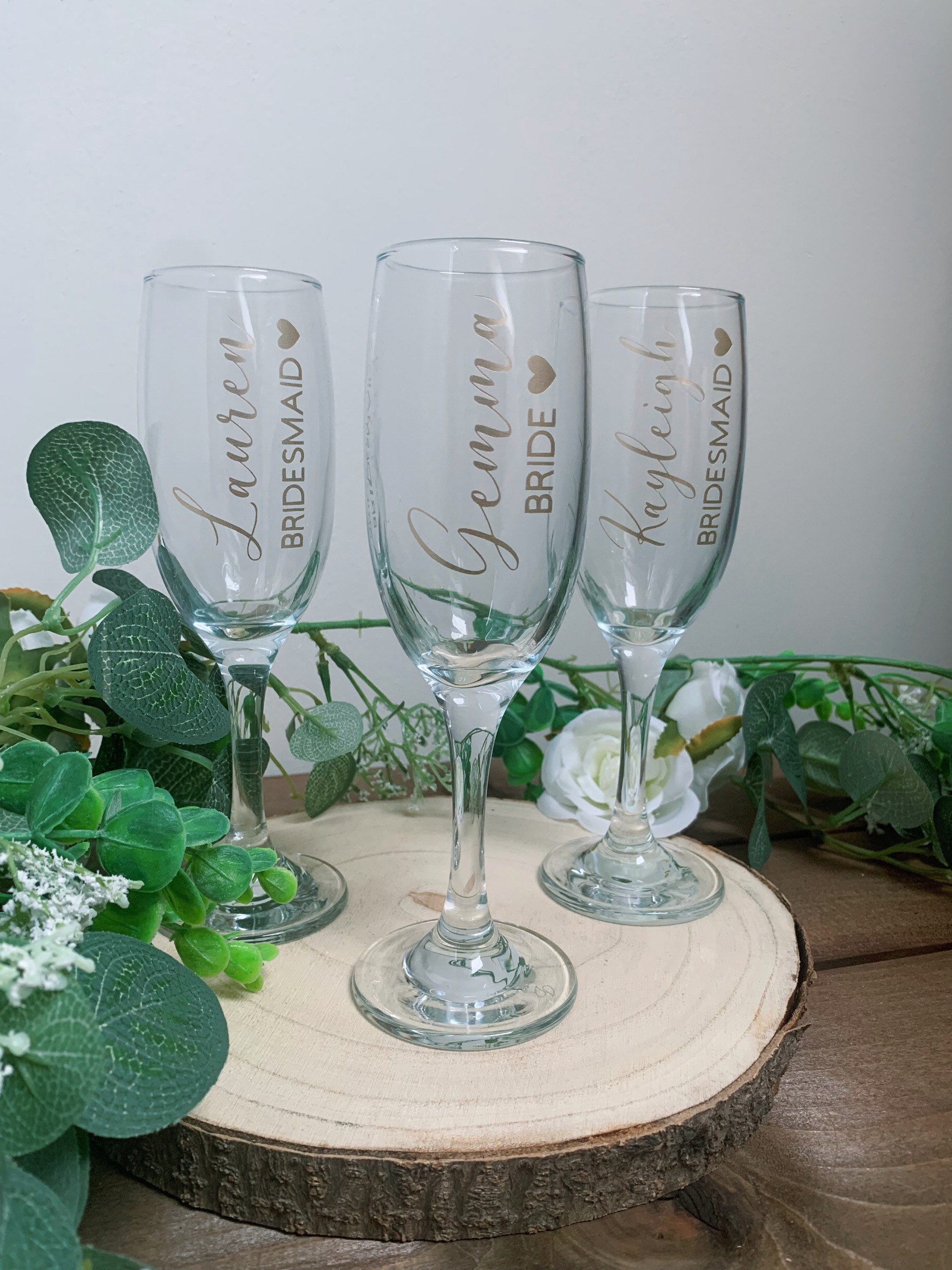 Bridal Party Glasses, Bridesmaid Gifts, Bridesmaid Proposal Boxes, Br…