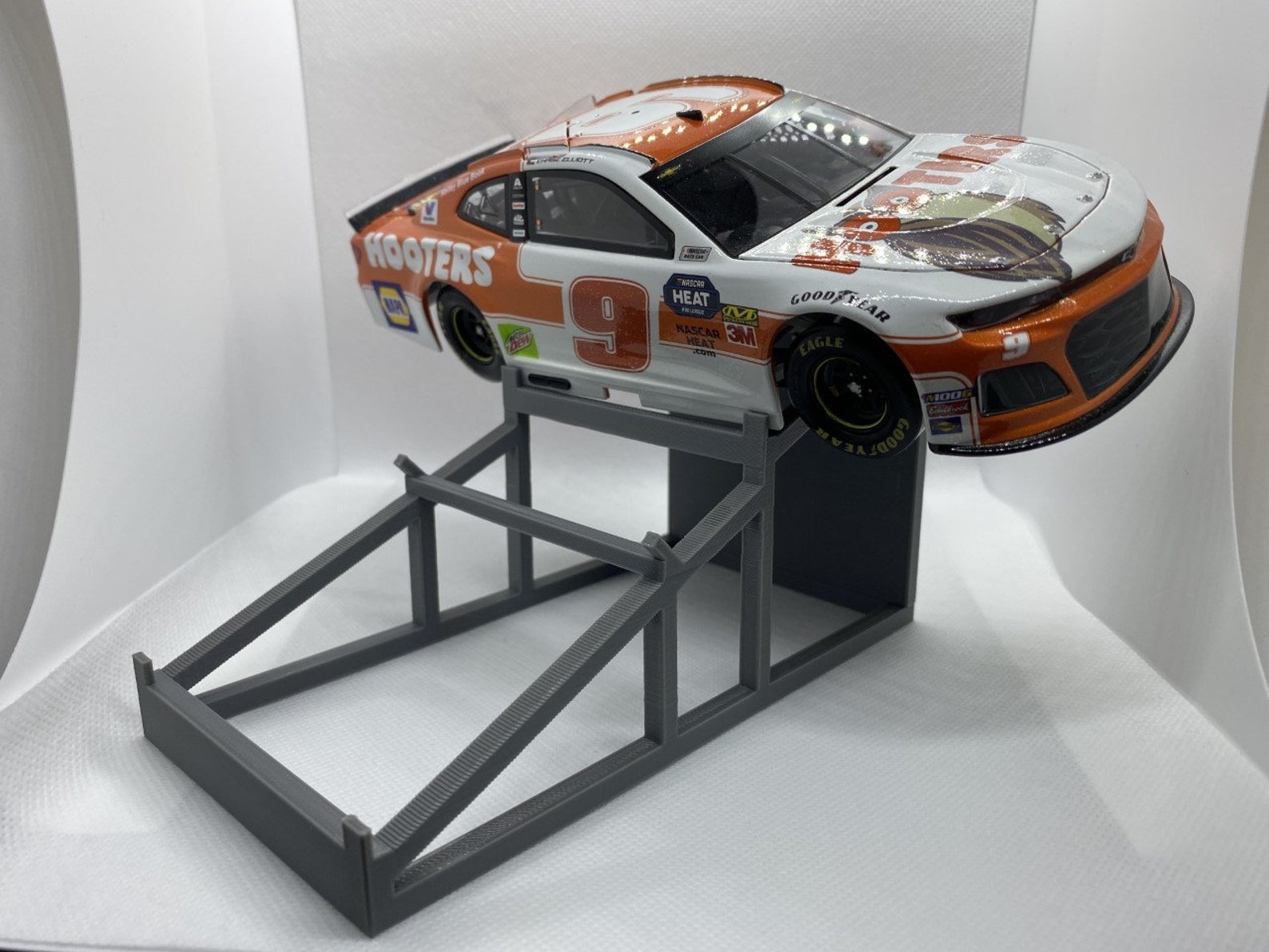 1/24 Diecast Vehicle Nascar Display Stand Double Etsy