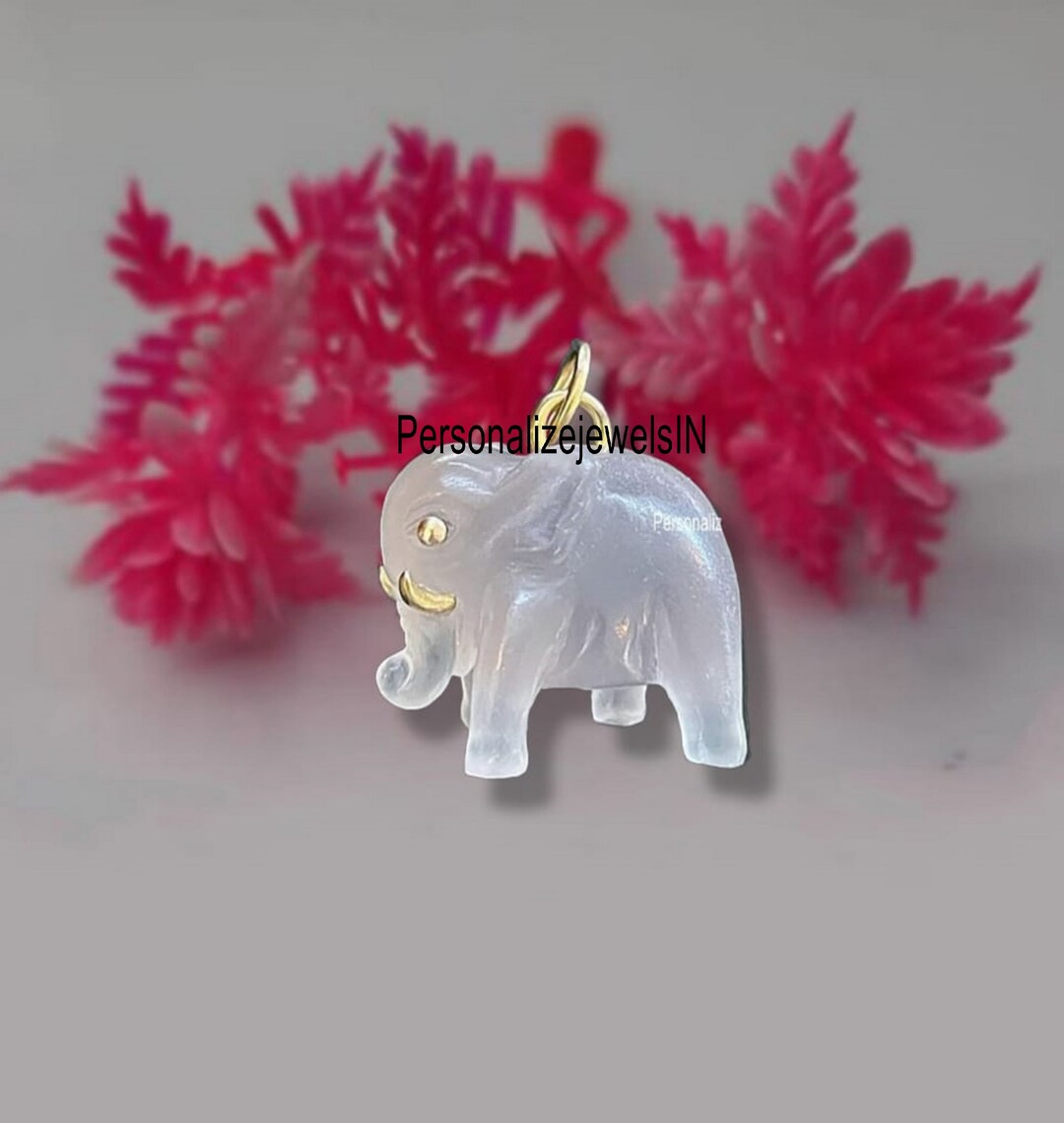 Bling Jewelry Collana Elefante Bali In Argento 925 Con Turchese E Rodolite - Ciondolo Portafortuna, Catena 18 Pollici, Regalo Donna - 3