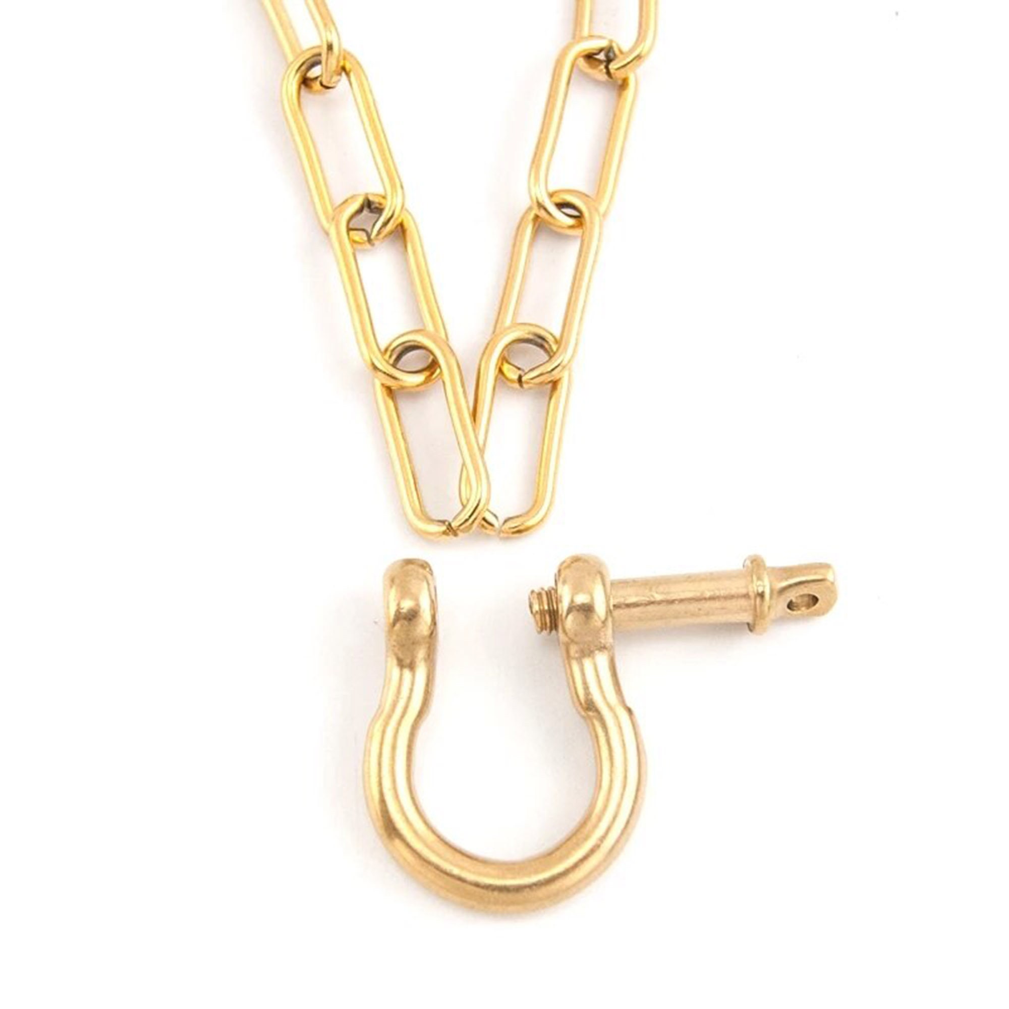 SHACKLE LOCK Necklace 925 Silver Shackle Lock Necklace Etsy