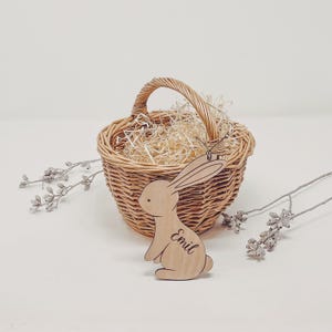 Easter basket personalized with name Easter basket Easter nest