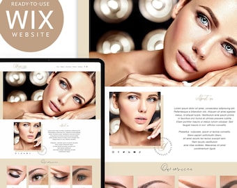 Wix website design lash, modelo wix para cílios, wix website design, lash website, temas wix, site de extensões de cílios, wix business