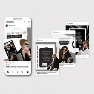 Instagram Carousel Templates Business coach Financial expert Content Creators Social media agency Carousel post Viral IG Trendy Instagram