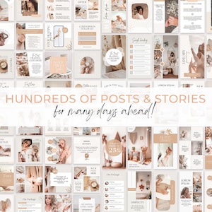 Instagram Template Boho Instagram Post Templates Canva Business Instagram Templates Coach Instagram Bundle Story Template Highlight Covers