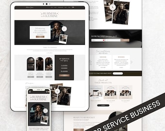 Wix Website Template Wix Coach Website Social media manager Wix Website Design Business coach Ecommerce Store Wix Service business Agency