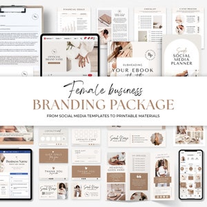 Business branding design kit Business templates Business branding package Business bundle Small business templates Social media templates