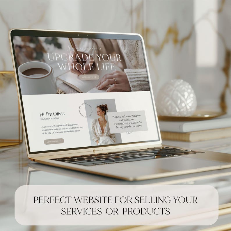 Wix Website Template Coaching Website Wix Design Wix theme Coach Wix Ecommerce Shop Wix Service business Wix consulting website Wix beige