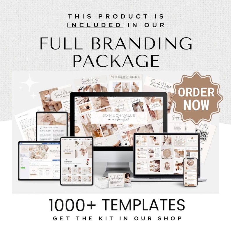 Email Template Email Newsletter template Pack Email Marketing Canva Template MailChimp FloDesk ConvertKit  Klaviyo Email design Bundle Brown