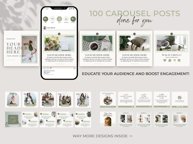 Instagram Templates Canva Instagram Post Template Social Media Template Canva Instagram Template Holistic Coach Instagram Templates Business