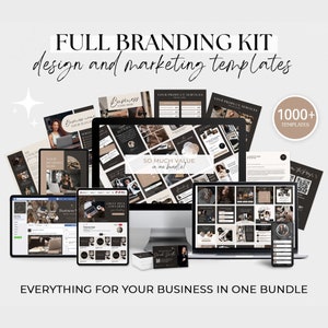 Social Media Bundle Business Marketing Template Branding Kit Social Media Post Faceless Marketing Branding Package Coach Instagram Template