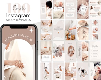 100 historii na Instagramie dla trenerów, Szablony historii na Instagramie, Historia na IG, Instagram Booster, Szablony na Instagramie Canva, Powiadomienie o przypomnieniu