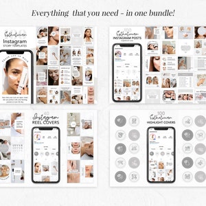 Nurse Injector Instagram Templates, Botox and Filler, Beauty Social Media Template, Skincare, Aesthetics Nurse, Esthetician Instagram Posts