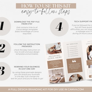 Full Branding Package DIY Branding Kit Social Media Branding Template Marketing Bundle Instagram Bundle Business Brand Template Canva
