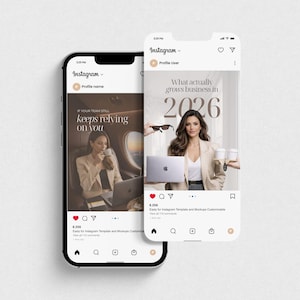 Coaching Instagram templates for Canva Digital Marketer Instagram templates Business coach Instagram coach Personal brand Entrepreneur posts