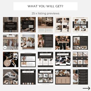 Etsy Store Template Etsy Shop Kit Etsy Shop Banner Etsy Shop Branding Kit Etsy Shop Bundle Etsy Canva Templates Etsy branding dark aesthetic