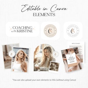 Coaching Wix Website Template Wix Website Design Wix Ecommerce Wix Shop Wix Online Shop Wix Service business Wix consulting Wix booking Boho